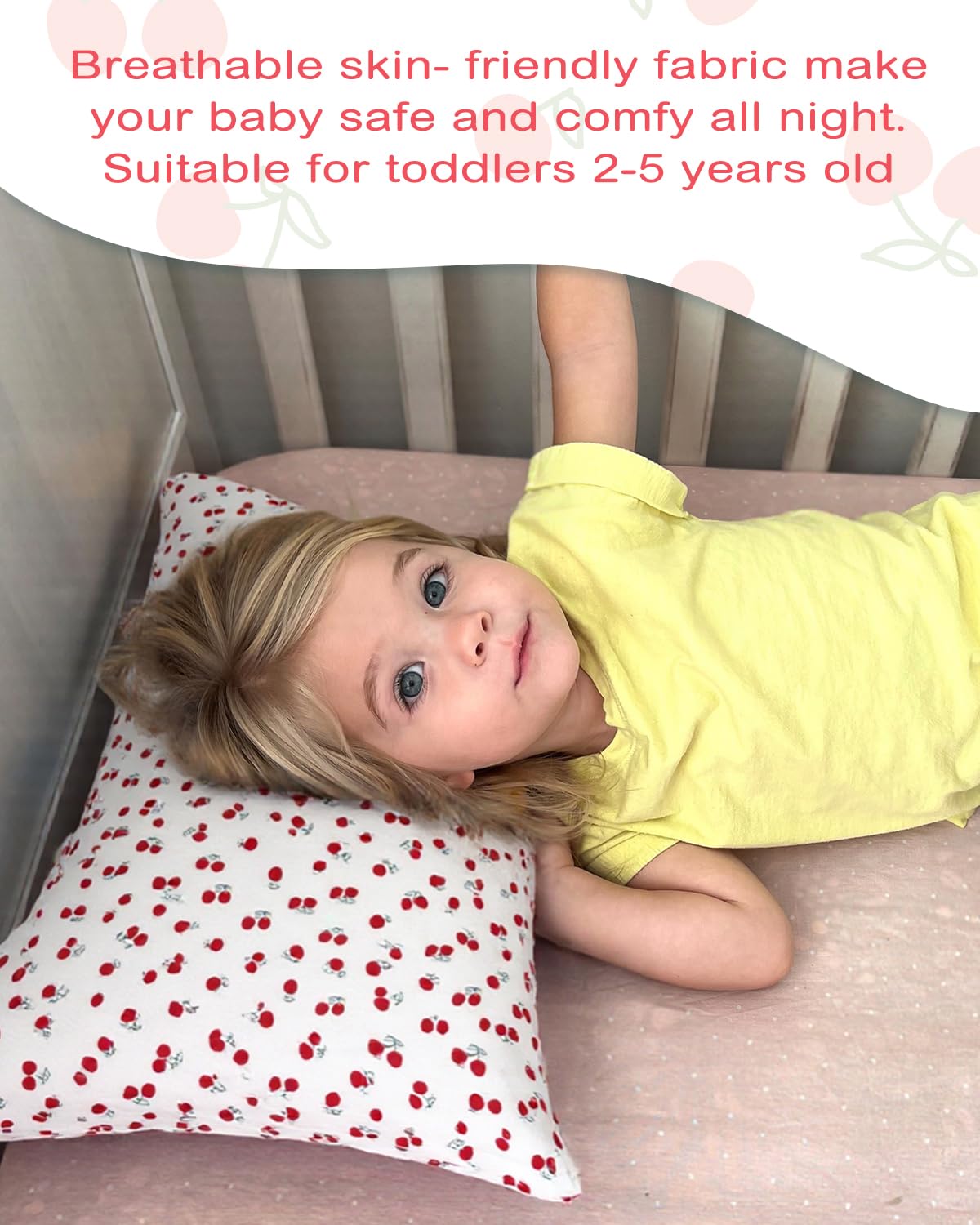 ALVABABY Toddler Pillowcases 2 Pack Muslin Cotton Kids Pillow Cover Fit 13"x 18" or 12"x16"