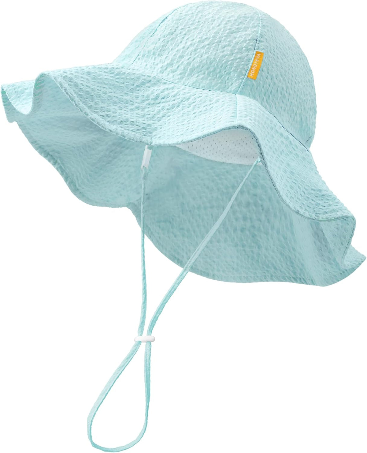 HONGTEYA Baby Sun Hat Toddler Girl Beach Hat Adjustable Outdoor Summer Hat UPF 50+ Sun Protection