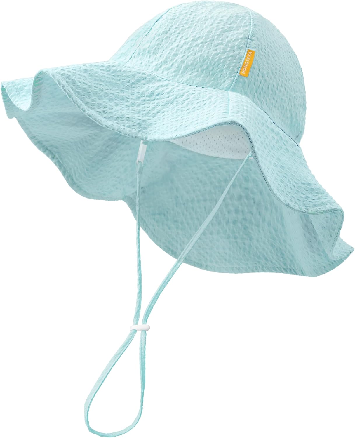 HONGTEYA Baby Sun Hat Toddler Girl Beach Hat Adjustable Outdoor Summer Hat UPF 50+ Sun Protection