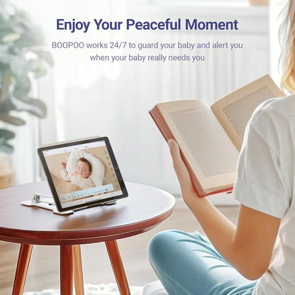 Baby Camera Monitor for AI Solution for Breathing Tracker, 2K HD Baby Monitor with Camera with
