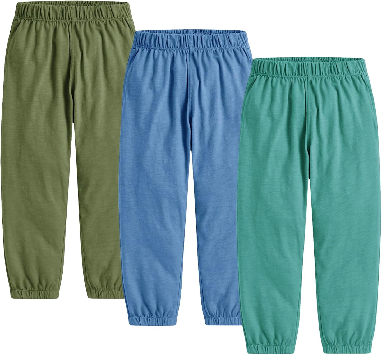 Toddler Boy 3 Pack Long Bloomers Baby Soft Cotton Basic Sweatpants Kids Summer Fall Solid Casual
