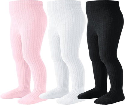Baby Tights Toddler Stockings Tights Soft Cotton Cable Knit Baby Girl Tight Leggings Newborn Infant