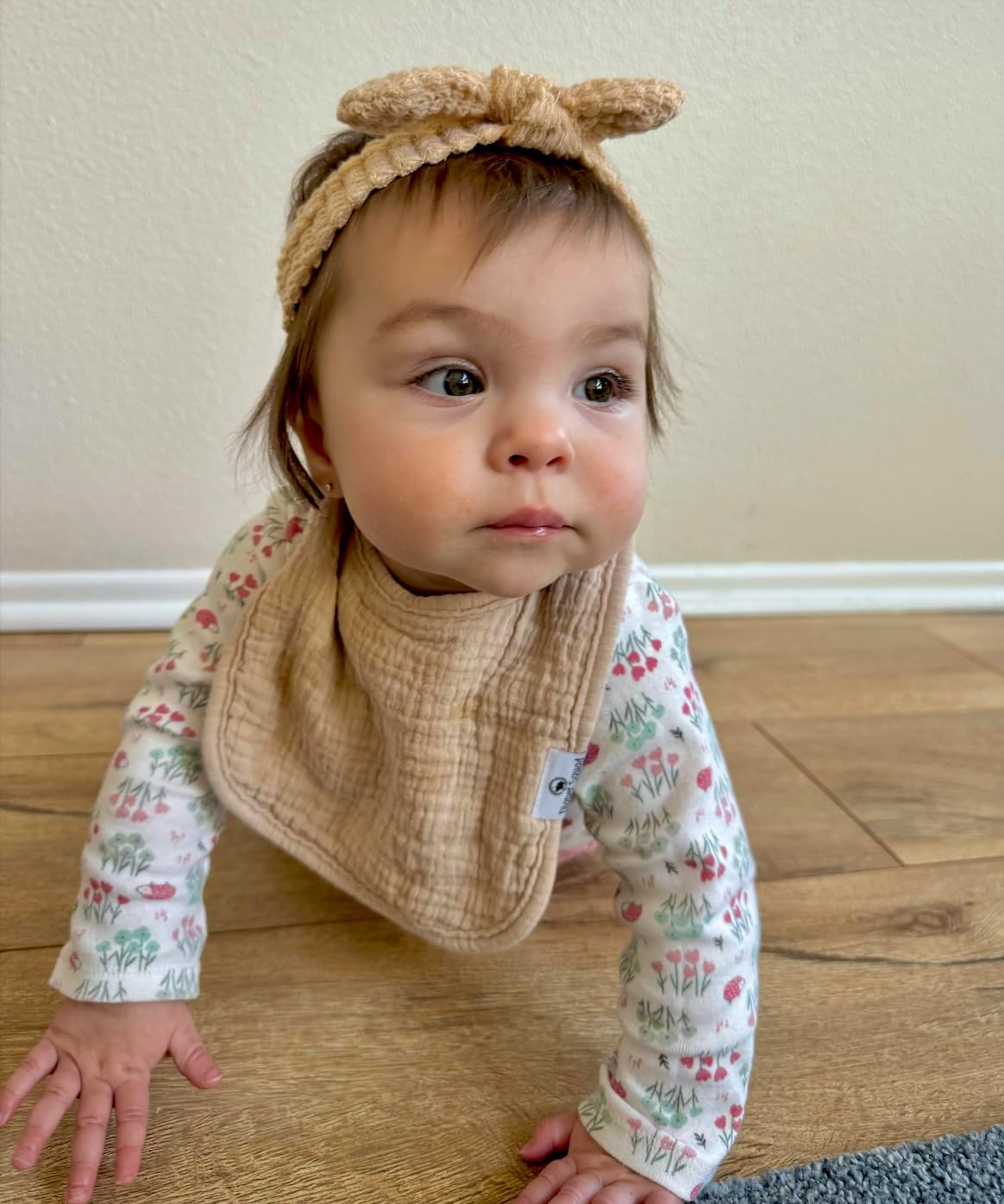 DiaperSquad's Baby Bibs for Drooling and Teething, Bibs for Boys, Baby Girl - Solid Cotton Baby