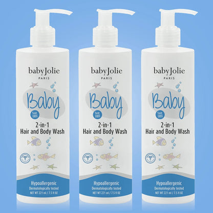 Baby Jolie Baby Body Wash, Kids Hair and Body Wash for Babies & Newborn 2-in-1, Shampoo + Soap |