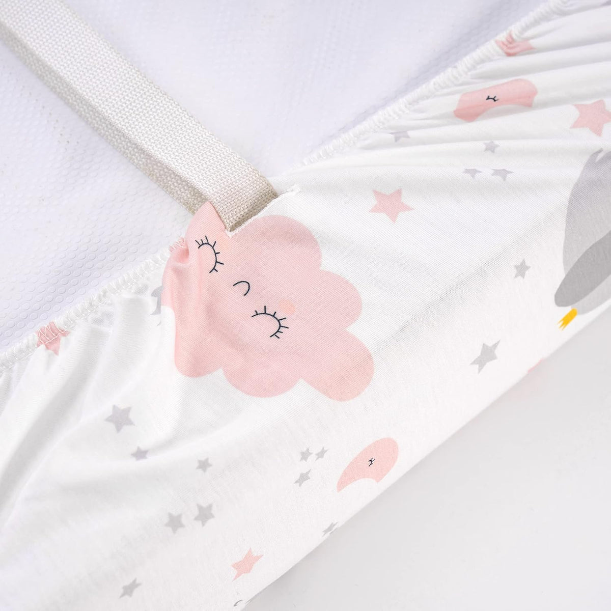 TILLYOU Changing Pad Cover Set in Soft Jersey Material - Fits 32"/34''x16 Contoured Pad for