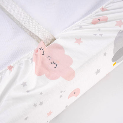 TILLYOU Changing Pad Cover Set in Soft Jersey Material - Fits 32"/34''x16 Contoured Pad for