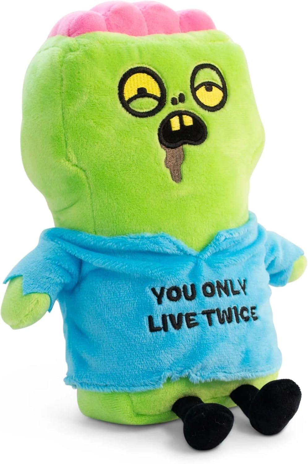 Zombie Plushie, Funny Meme Gag Gift, Comical Plush Collectible, Stocking Stuffer Present, Great for