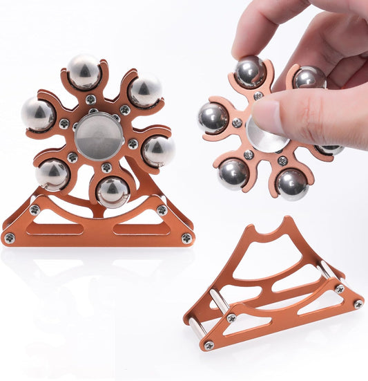 Desk-Fidget-Toys for Ferris-Wheels-Spinner: Metal Kinetic-Spinner 4mins, Cool-Gadgets for Kid