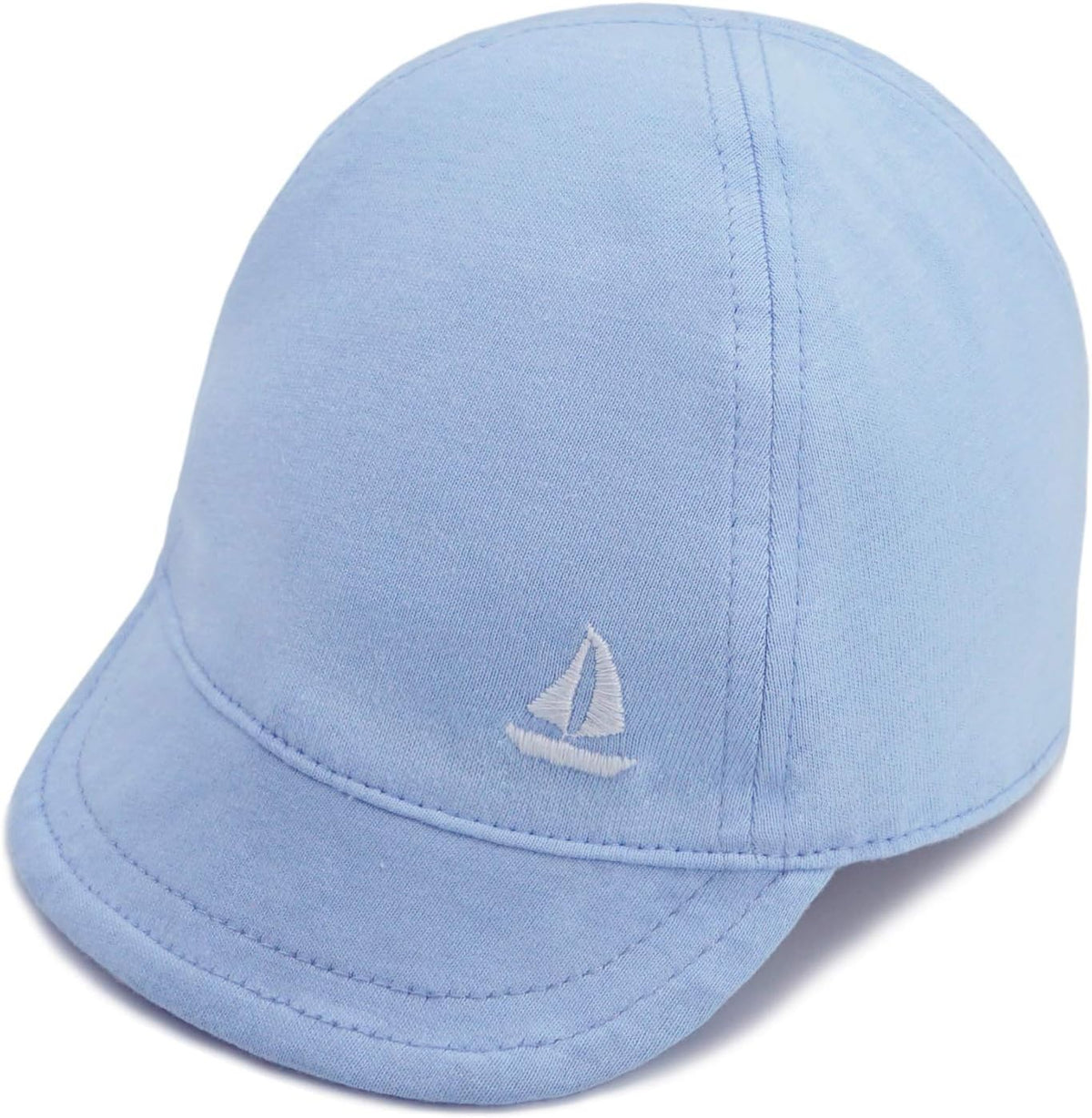 Keepersheep Baby Reversible Baseball Cap Infant Sun Hat, Cotton Knit Soft Brim for Infant Toddler