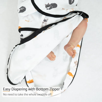 LollyBanks Baby Swaddles, 100% Organic Cotton Swaddle for Newborns Boys and Girls, 3-6 Months