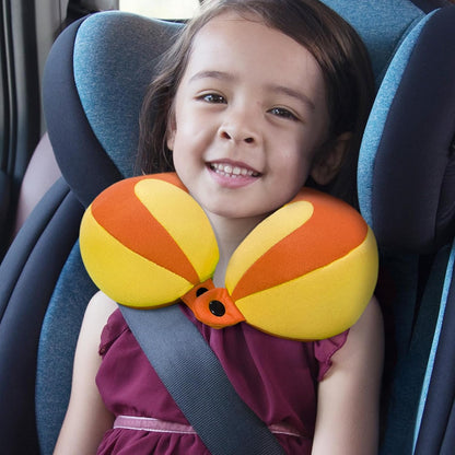 INFANZIA Kids Chin Supporting Travel Neck Pillow, Helps Support Head and Neck, Comfortably Designed