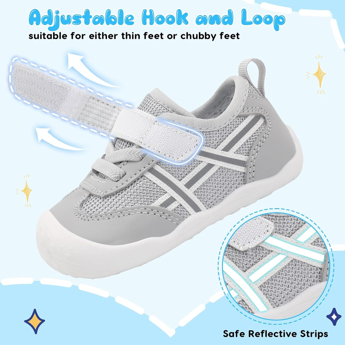 Scurtain Baby Shoes Boy Girl First Walking Shoe Infant Crib Breathable Sneakers Lightweight