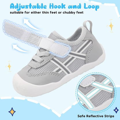 Scurtain Baby Shoes Boy Girl First Walking Shoe Infant Crib Breathable Sneakers Lightweight