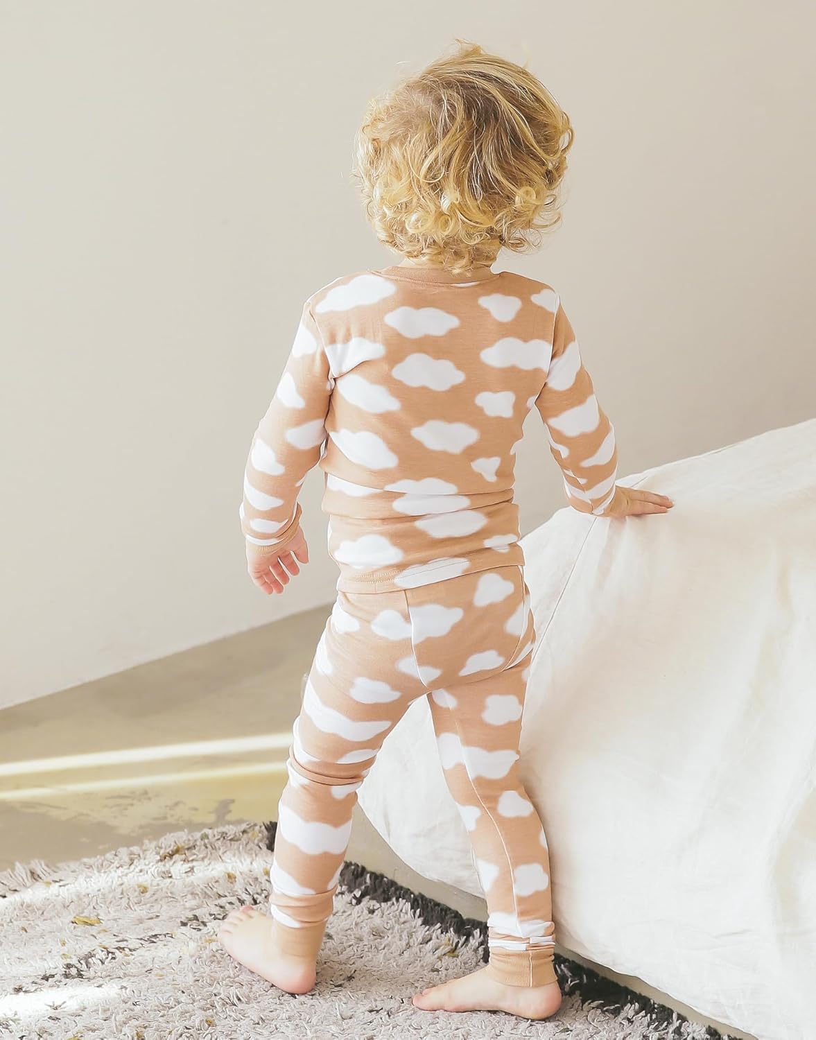 VAENAIT BABY 6M-12Y Kids Unisex Girls & Boys Soft Comfy Modal Tencel Sleepwear Pajamas 2pcs or 4pcs