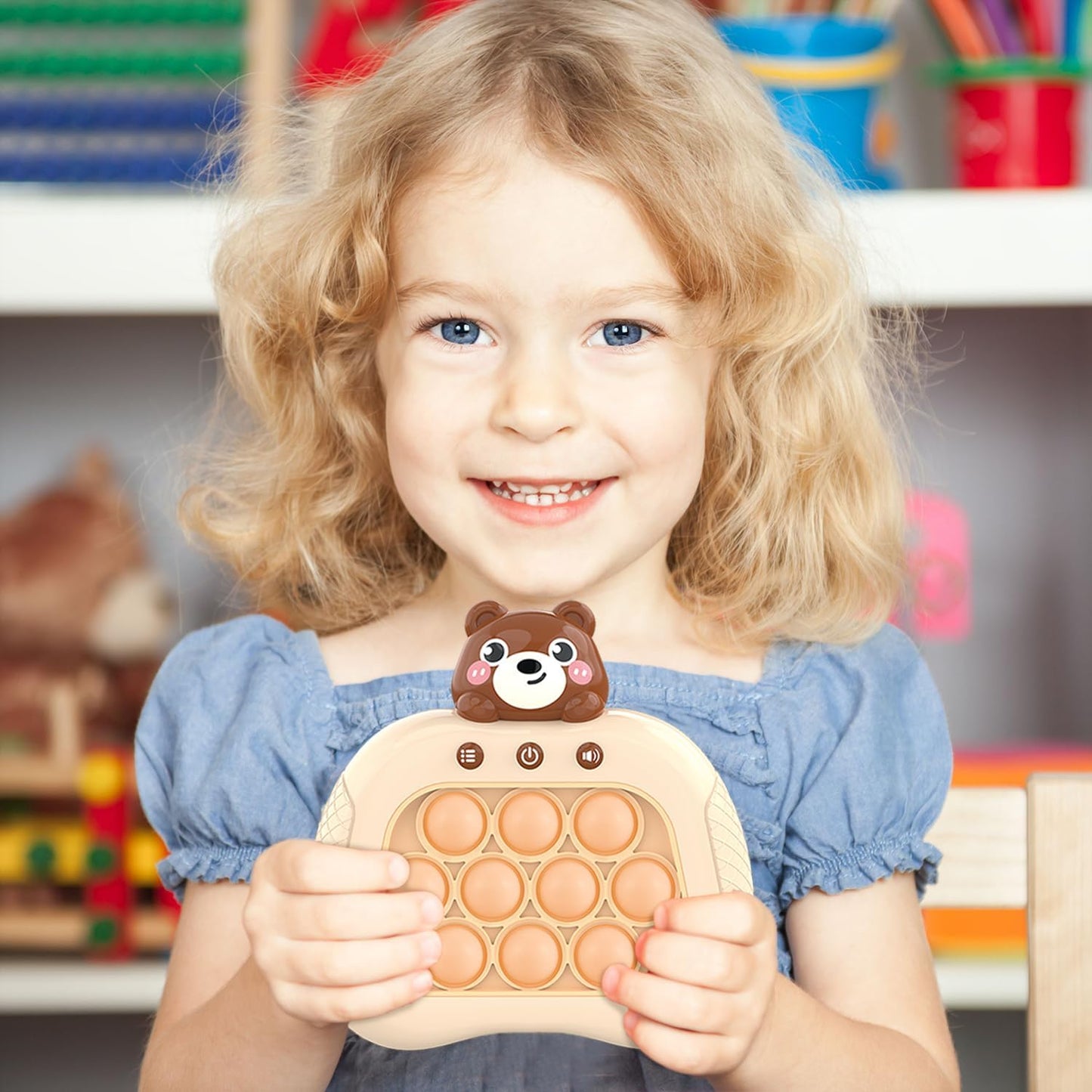 Pop The Target! Handheld Speed Pushing Game Machine: A Fun Multiplayer Game for Family. Fidget Game