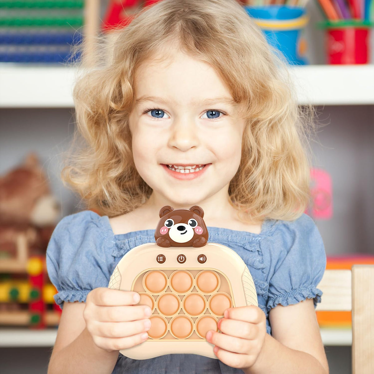 Pop The Target! Handheld Speed Pushing Game Machine: A Fun Multiplayer Game for Family. Fidget Game