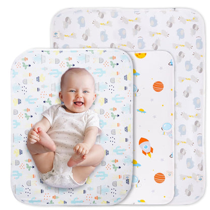 Baby Portable Changing Pad Changing Table Pads Diaper Changing mat Liners 1 Large Size 37.5x27.5