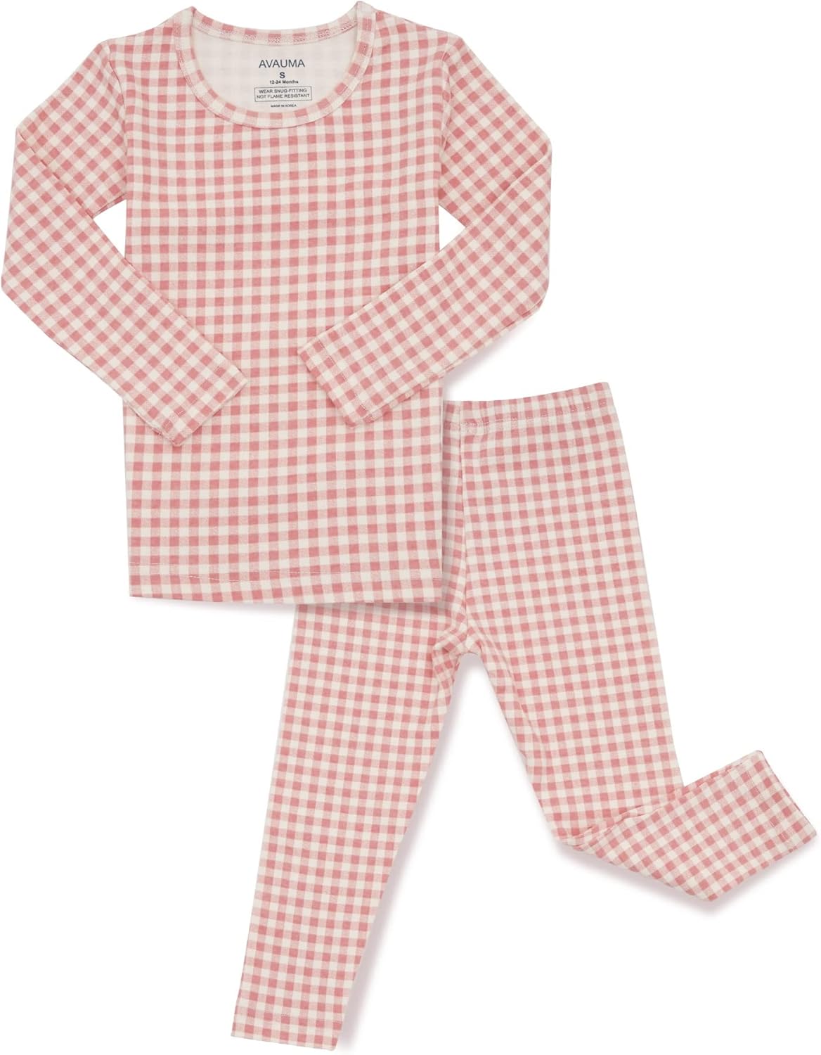 AVAUMA Baby Boys Girls Pajama Set 6M-7T Kids Cute Toddler Snug fit Pattern Design Pjs Cotton