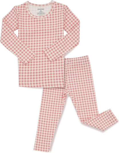 AVAUMA Baby Boys Girls Pajama Set 6M-7T Kids Cute Toddler Snug fit Pattern Design Pjs Cotton