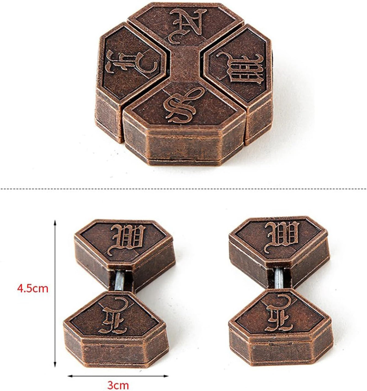 28 pcs IQ Test Puzzle Metal Wire Puzzles Mind Game Educational Toys High Difficulty Brain Teaser