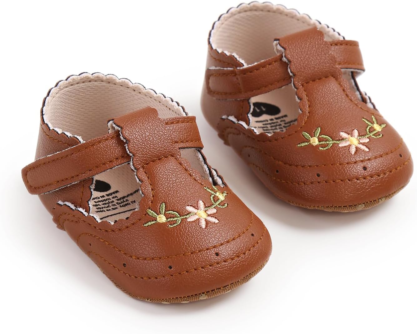 Baby Shoes Mary Jane Flats Non Slip Soft Sole Infant Toddler Sneakers First Walkers Party Christmas