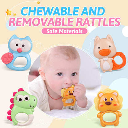 RSEPD Crib Mobile with Music and Lights, Baby Mobiles for Cribs, Nursery Musical Mobile for