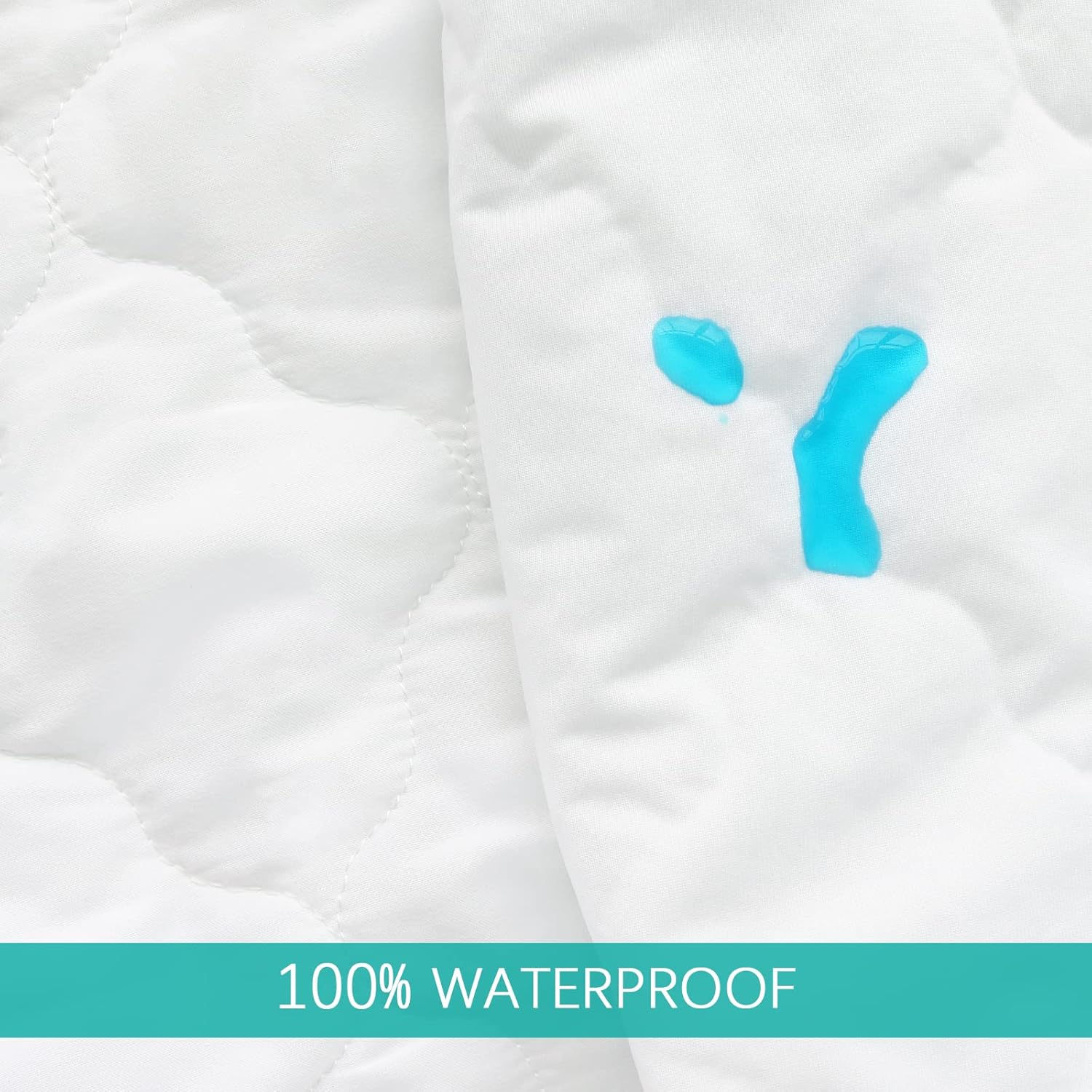 Pack and Play Sheets and Waterproof Pack n Play Mattress Protector Pad Cover 4 Pack Set, Ultra Soft