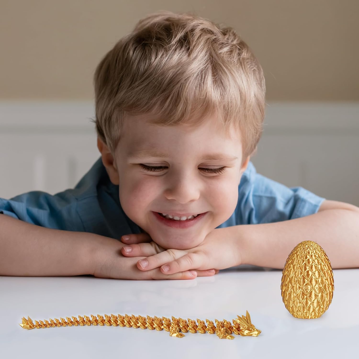 Small Dragon Eggs with Dragon Inside, 3D Printed Surprise Funny Gifts for Kids, Articulated Dragon