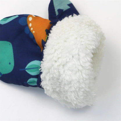 Toddler Gloves Kids Mittens Winter Warm Lined Fleece Gloves Waterproof Snow Baby Mitten for Boys