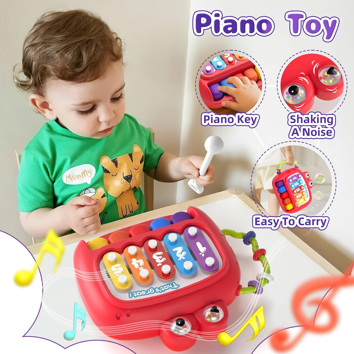 5 in 1 Baby Toy for 12 18 Month, Learning Toys for Babies 12-18 Months, Baby Busy Cube