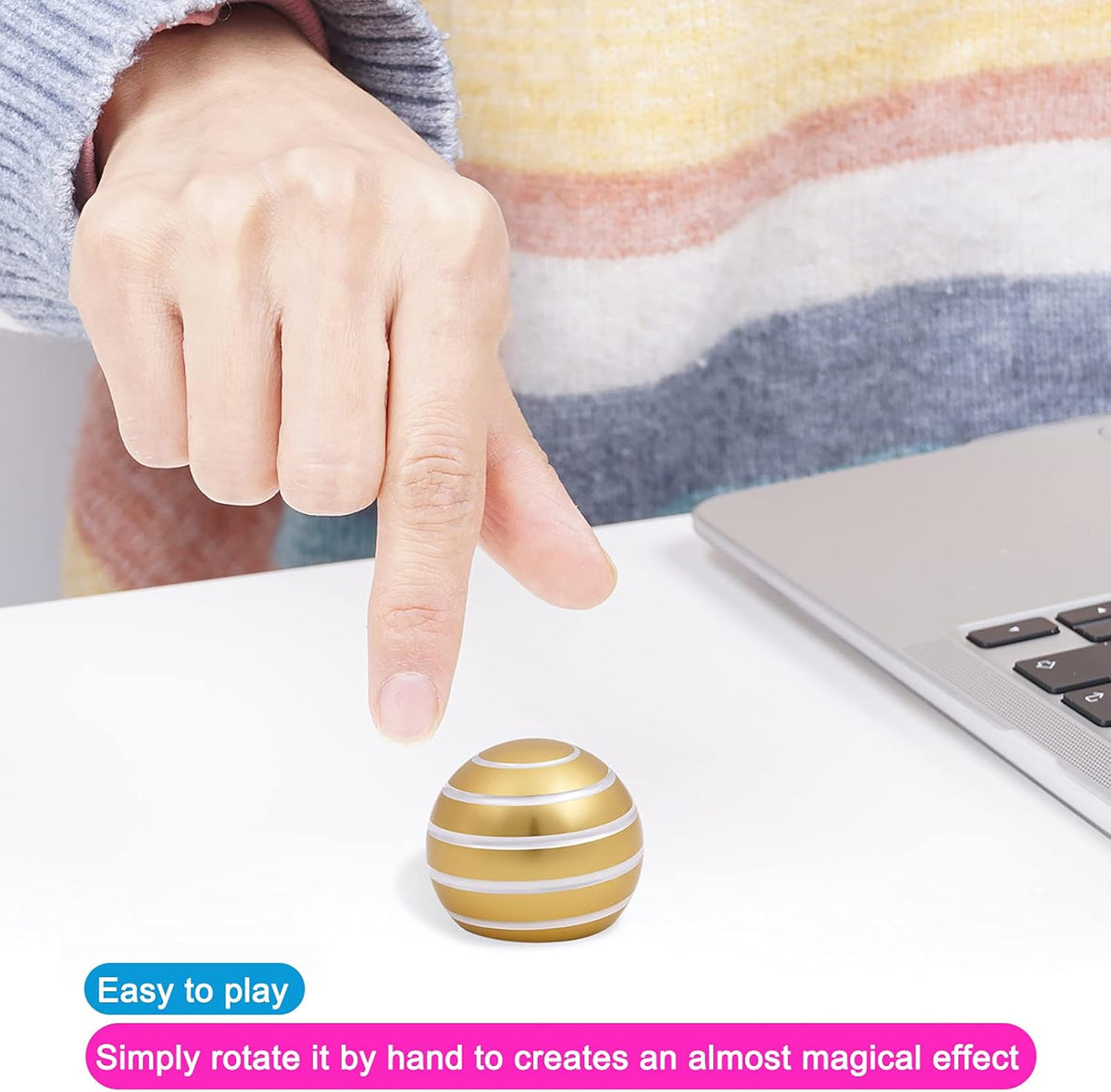 Desk-Kinetic-Toys Cool-Gadgets for Fidget: Cool-Stuff-Thing Game Toy for Adult Teen Children Kid