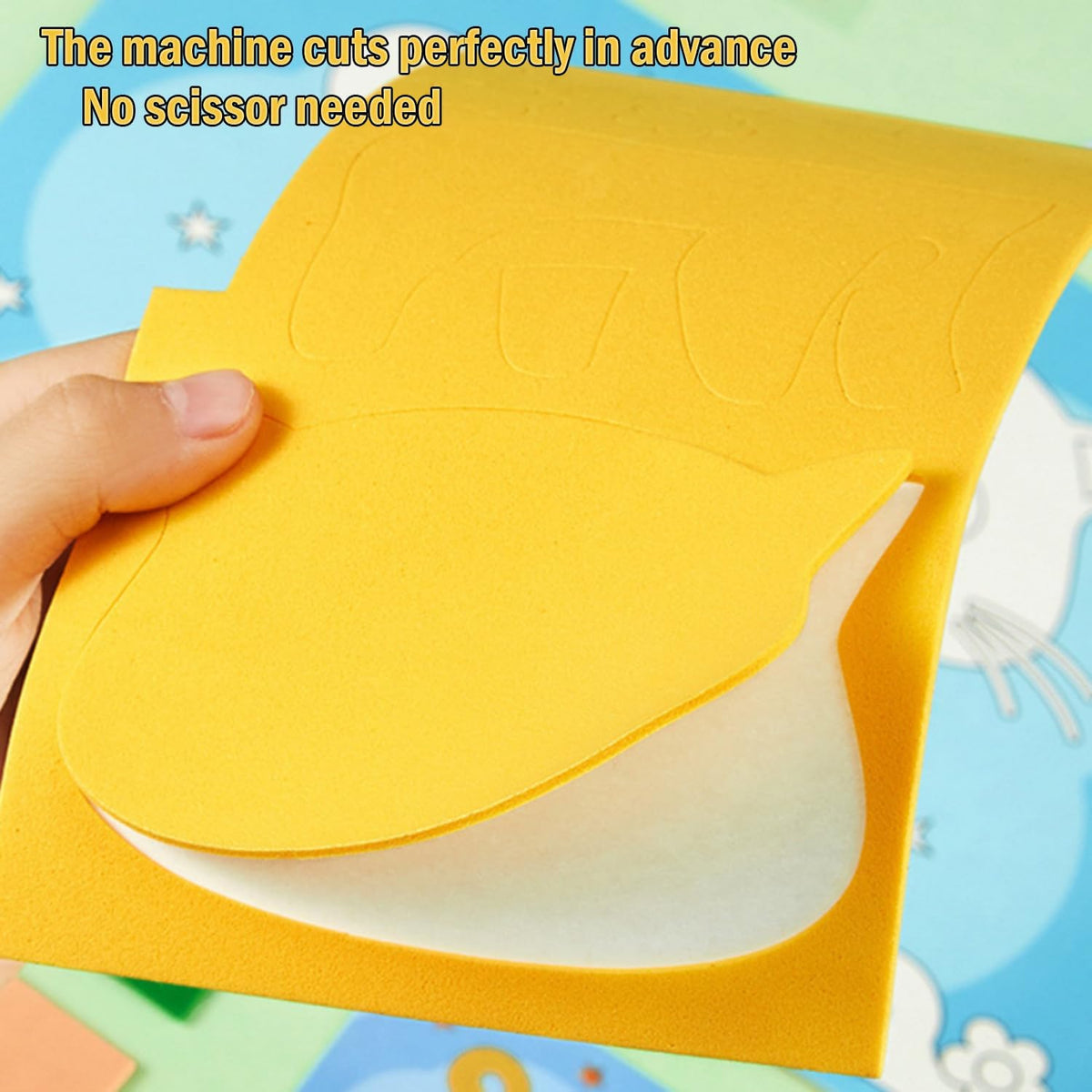 Lovyan 3D EVA Foam Stickers for Toddlers 12PCS Sticky Foam DIY Craft Preschool Art Class Drawing