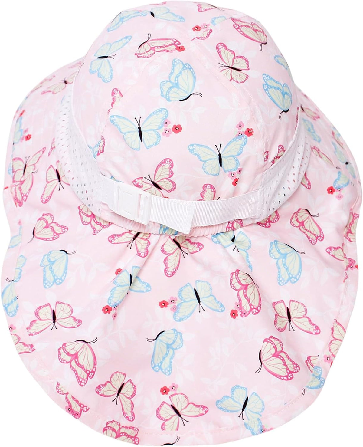 CHUNG Baby Sun Protection Hat Summer Toddler Adjustable UPF 50+ Wide Brim Neck Flap Beach Caps Boys