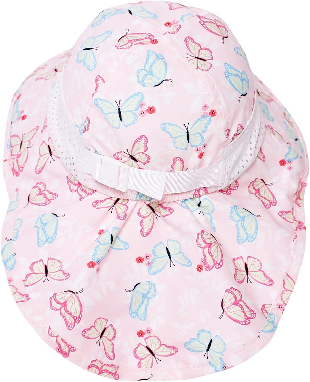 CHUNG Baby Sun Protection Hat Summer Toddler Adjustable UPF 50+ Wide Brim Neck Flap Beach Caps Boys