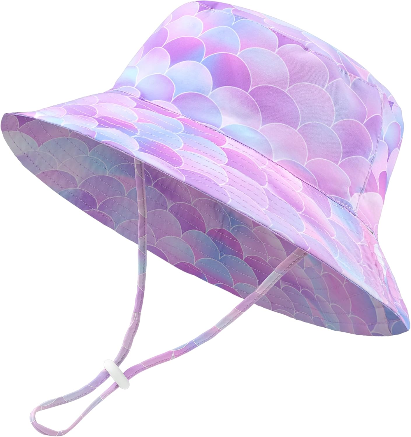 Baby Sun Hat Kids Summer UPF 50+ Toddler Bucket Hat Wide Brim Adjustable Beach Hats for Boys Girls