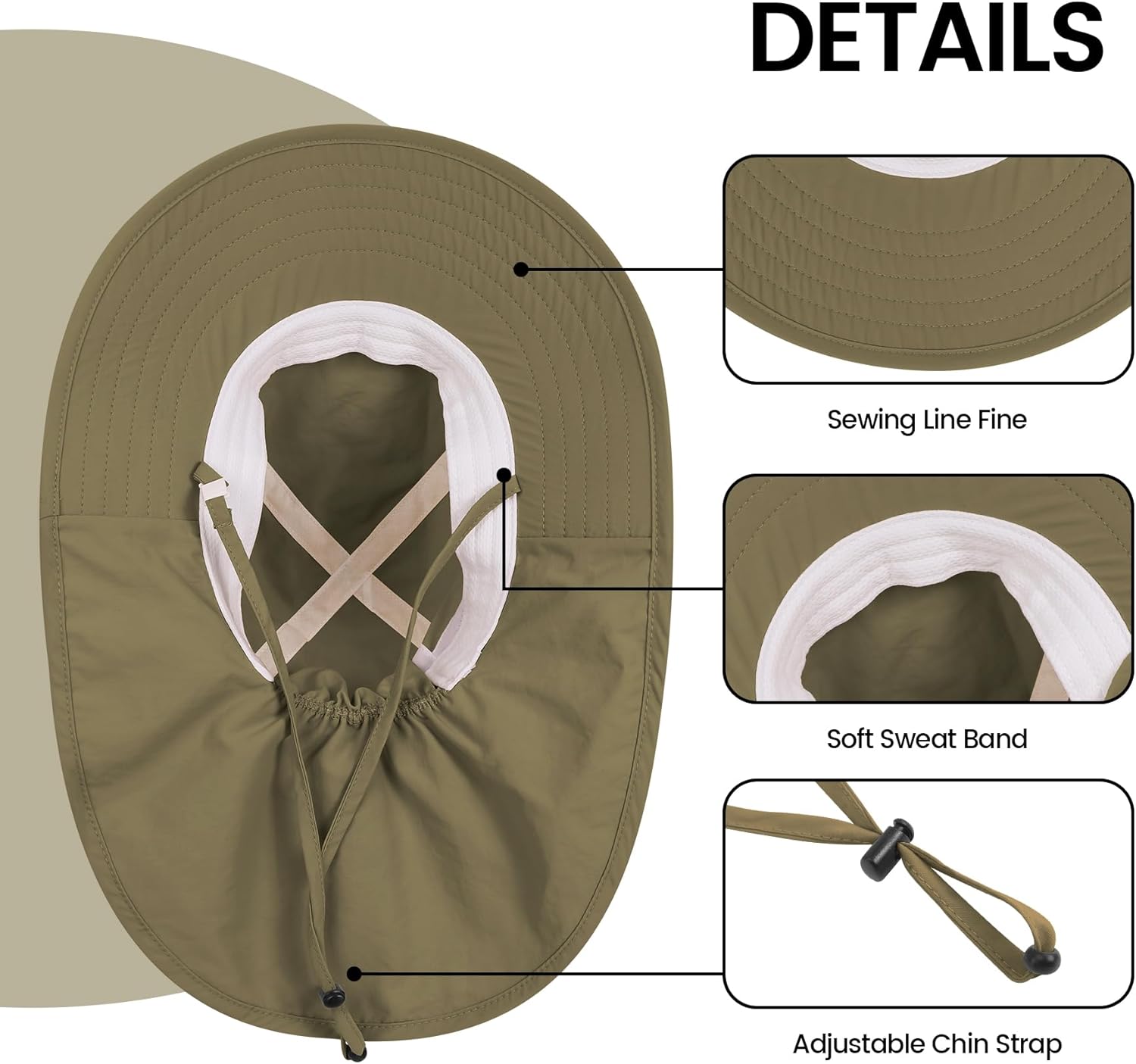 Baby Sun Hat with Neck Flap for Sun Protection Toddler Beach Hat UPF 50+ Outdoors 0-6 Years Boys