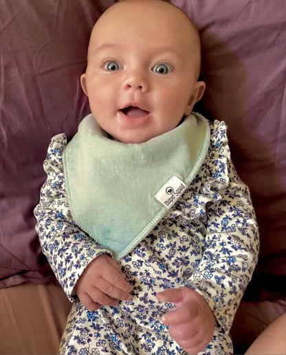 DiaperSquad's Baby Bibs for Drooling and Teething, Bibs for Boys, Baby Girl - Solid Cotton Baby