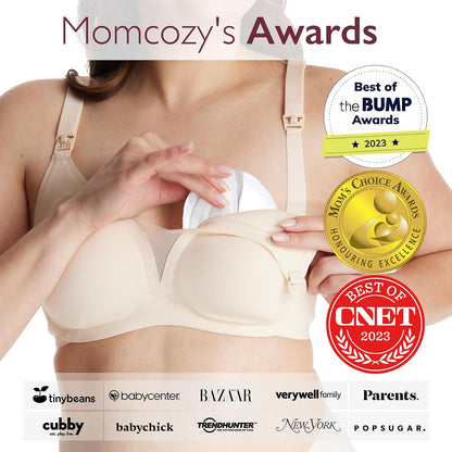 Momcozy Ultra-Thin Disposable Nursing Pads, Ultra-Absorbent and Breathable Portable Breast Pads