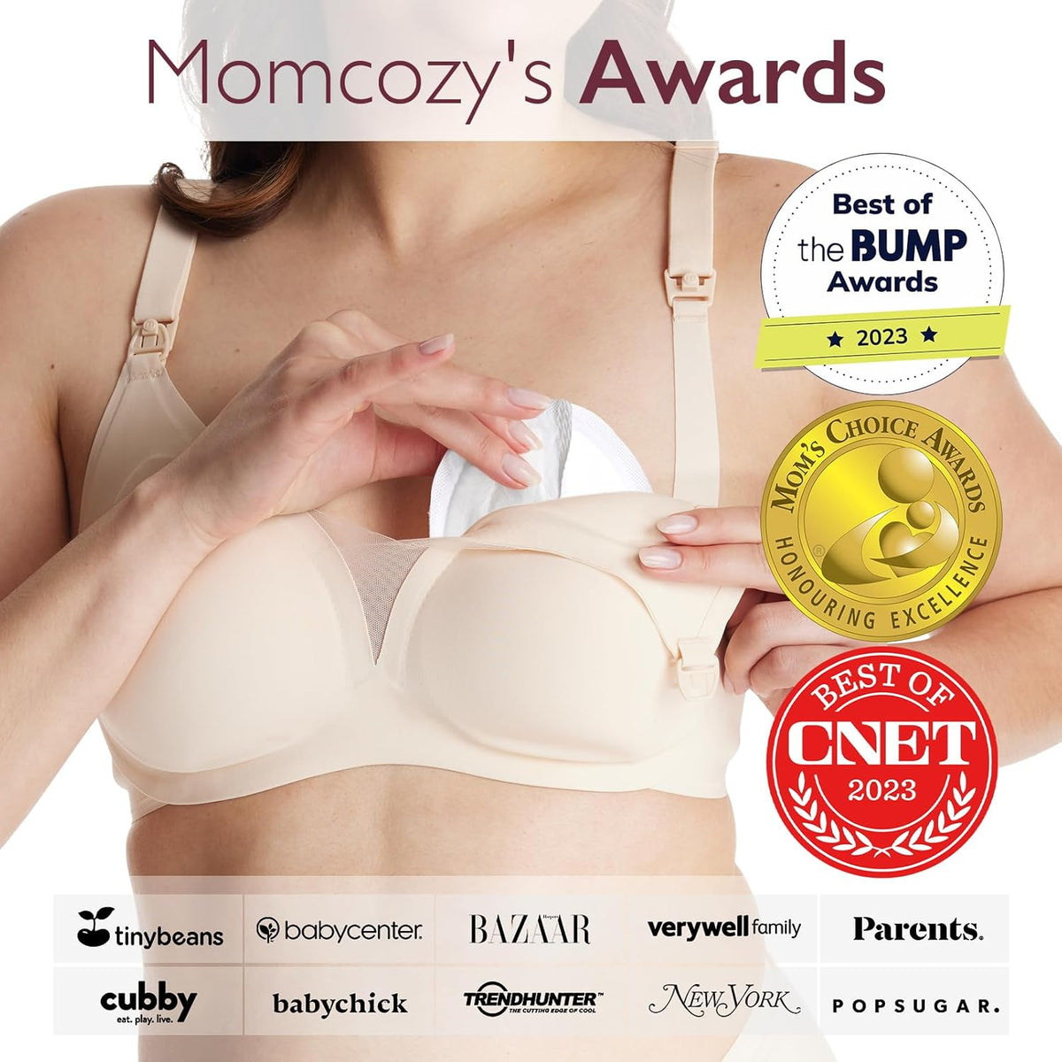 Momcozy Ultra-Thin Disposable Nursing Pads, Ultra-Absorbent and Breathable Portable Breast Pads for