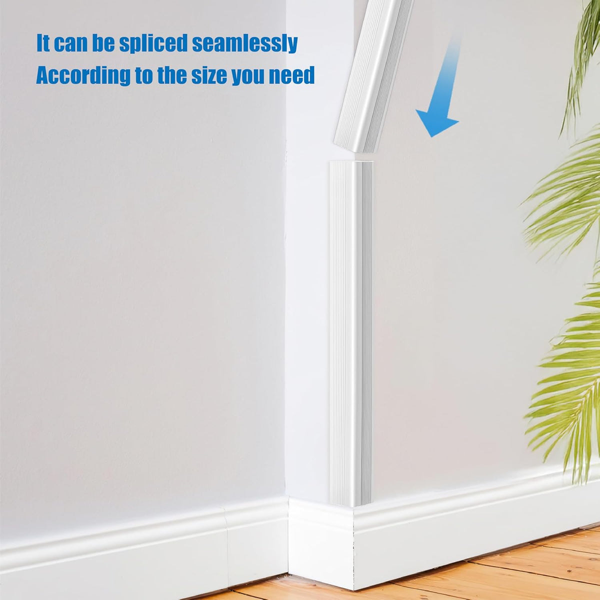 Wall Corner Protectors 4 Pack,1.57x1.57x23.62x0.12 inch PVC Double Side Proof Corner Guards for