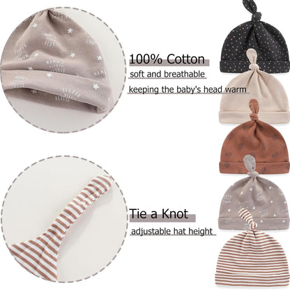 Baby Hats Mittens and Socks Set Cotton Newborn Hat Beanie Soft Infant Girls Boys Caps Gloves 0-6