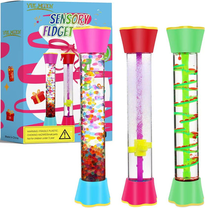 Sensory Fidget Tubes - Calm down Toys for Kids - Sensory Tubes for Calm Down Corner
