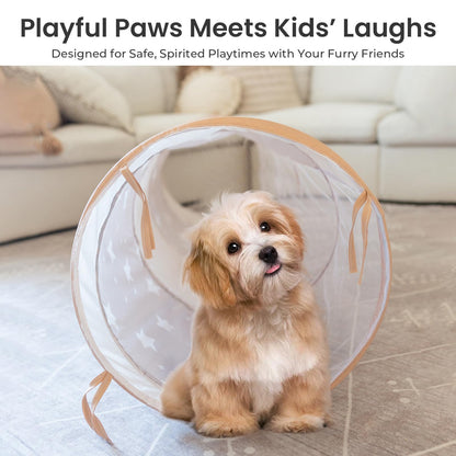 Tiny Land Kids Tunnel Toys with Storage Bag for Toddlers