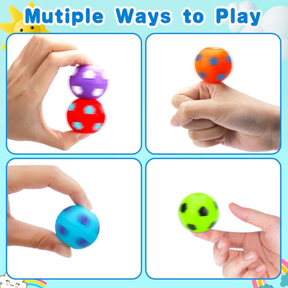 32PCS Fidget Spinner Soccer Balls Sports Party Favors Bulk for Kids 4-8 8-12 Birthday Goodie Treat