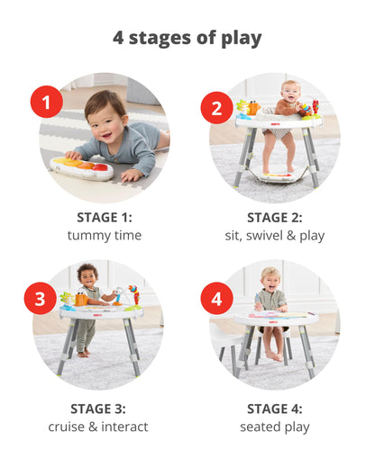 Skip Hop Baby Activity Center: Interactive Play Center with 3-Stage Grow-with-Me Functionality