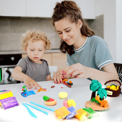 Air Dry Clay 66 Colors, Modeling Clay for Kids, Model Magic Clay, DIY Molding Clay Kit with