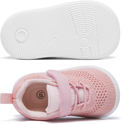 MORENDL Toddler Sneakers Baby Boys & Girls Barefoot Shoes Lightweight Breathable Walking Running