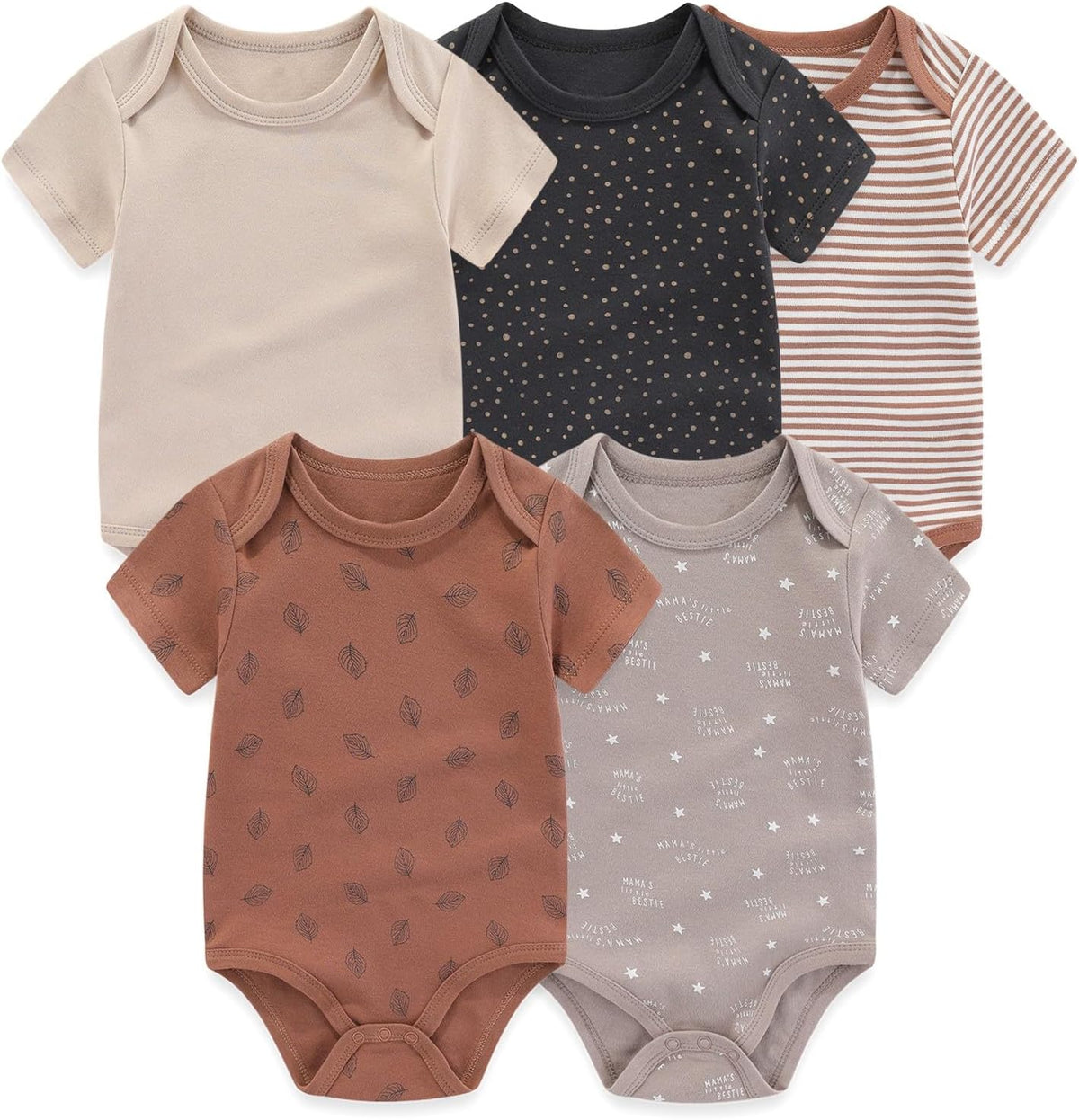 Unisex Baby Boy Girl Bodysuits Sets 20 Pack Cotton Casual New Born Clothes Comfort Infant Outfit