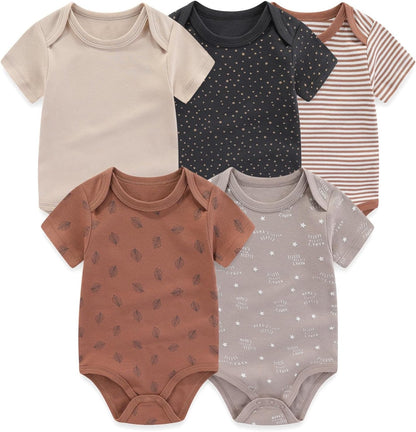 Unisex Baby Boy Girl Bodysuits Sets 20 Pack Cotton Casual New Born Clothes Comfort Infant Outfit