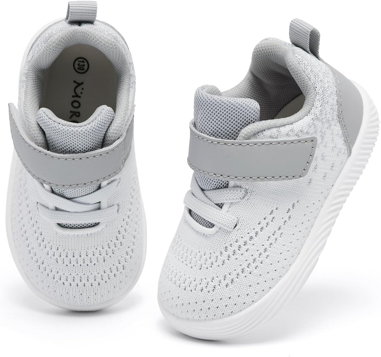 MORENDL Toddler Sneakers Baby Boys & Girls Barefoot Shoes Lightweight Breathable Walking Running